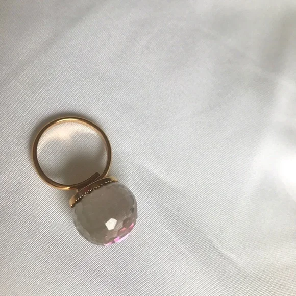 Vintage Crystal Ball rare Ring True Vintage - Picture 8 of 8